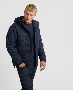 Superdry Aeon Padded Férfi Kabát Sötétkék | DSZLC2531